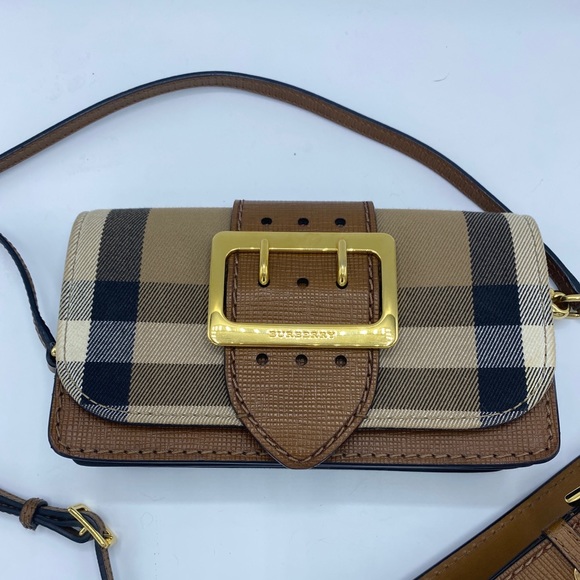 Burberry bridle buckle belt- crossbody bag - Picture 1 of 8